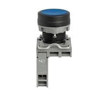 Превью товара TA22SA-PF-B-PC/ZZ/NO, КОМПЛЕКТ 3 ПРЕДМ (КНОПКА СИНЯЯ, ПЛАСТИК, С ДЕРЖАТЕЛЕМ, 1NО CONTA) №4