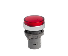 Изображение товара TA22SA3Z1-P/CR220V/A, СВЕТОВОЙ ИНДИКАТОР, КРАСНЫЙ РАССЕИВАТЕЛЬ, 230V AC, 22ММ CONTA