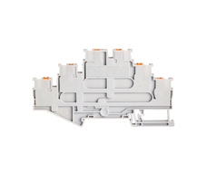 Изображение товара CPT 2.5-3L GREY, КЛЕММА ТРЕХЪЯРУСНАЯ, 2.5 КВ.ММ, PUSH-IN CONTA