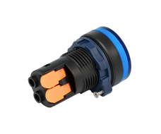 Превью товара TA22SA1Z1-P/CB9-24V/PC, СВЕТОВОЙ ИНДИКАТОР, СИНИЙ РАССЕИВАТЕЛЬ 24V DC, ПЛАСТИК, 22 ММ CONTA №2