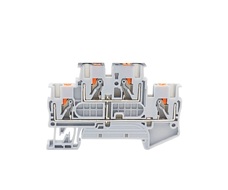 Изображение товара CPTTB 2.5 GRAY-PV, КЛЕММА ДВУХЪЯРУСНАЯ, 2.5 КВ.ММ, PUSH-IN CONTA