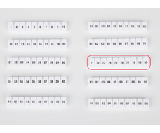 Изображение товара ZB 6 (71-80), МАРКИРОВКА - ZB 6 (РЯД 71-80) CONTA