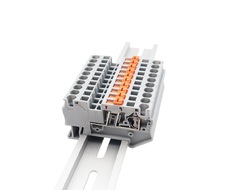 Превью товара CST 4-MT GRAY, КЛЕММА С НОЖЕВЫМ РАЗМЫКАТЕЛЕМ, 4 КВ.ММ,  CONTA №5