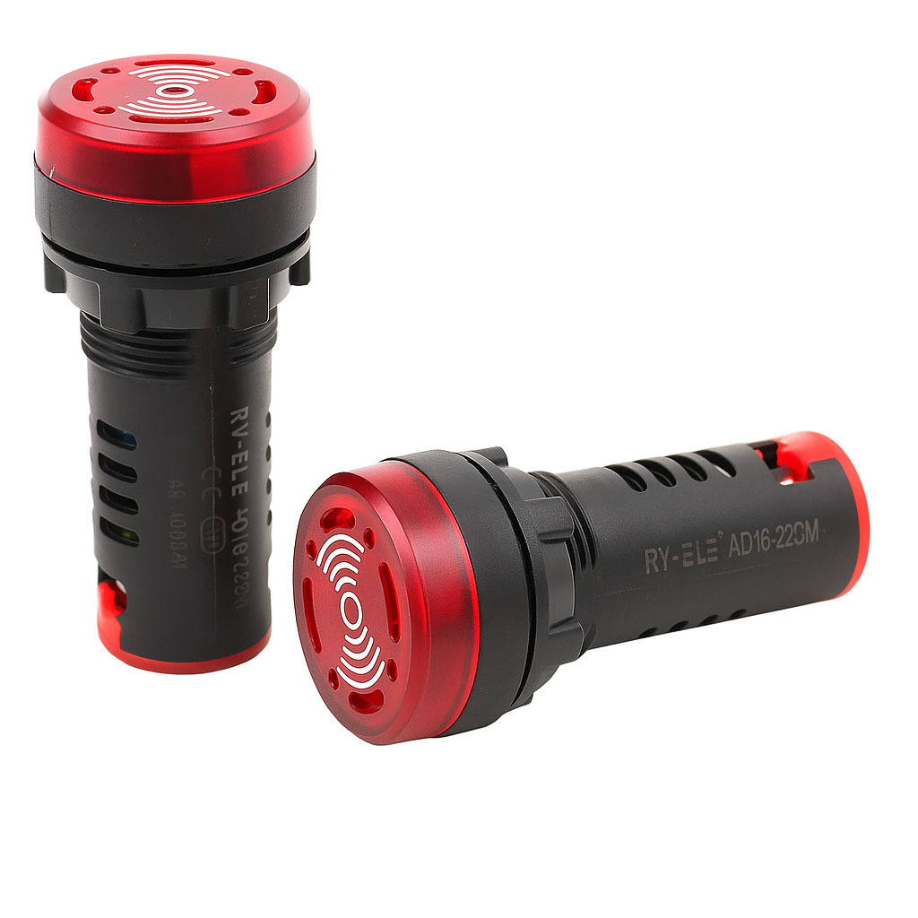 Изображение товара TAD16-22SM/24V, ЗУММЕР С ПОДСВЕТКОЙ 24V FLASH BEEP, 22 ММ CONTA