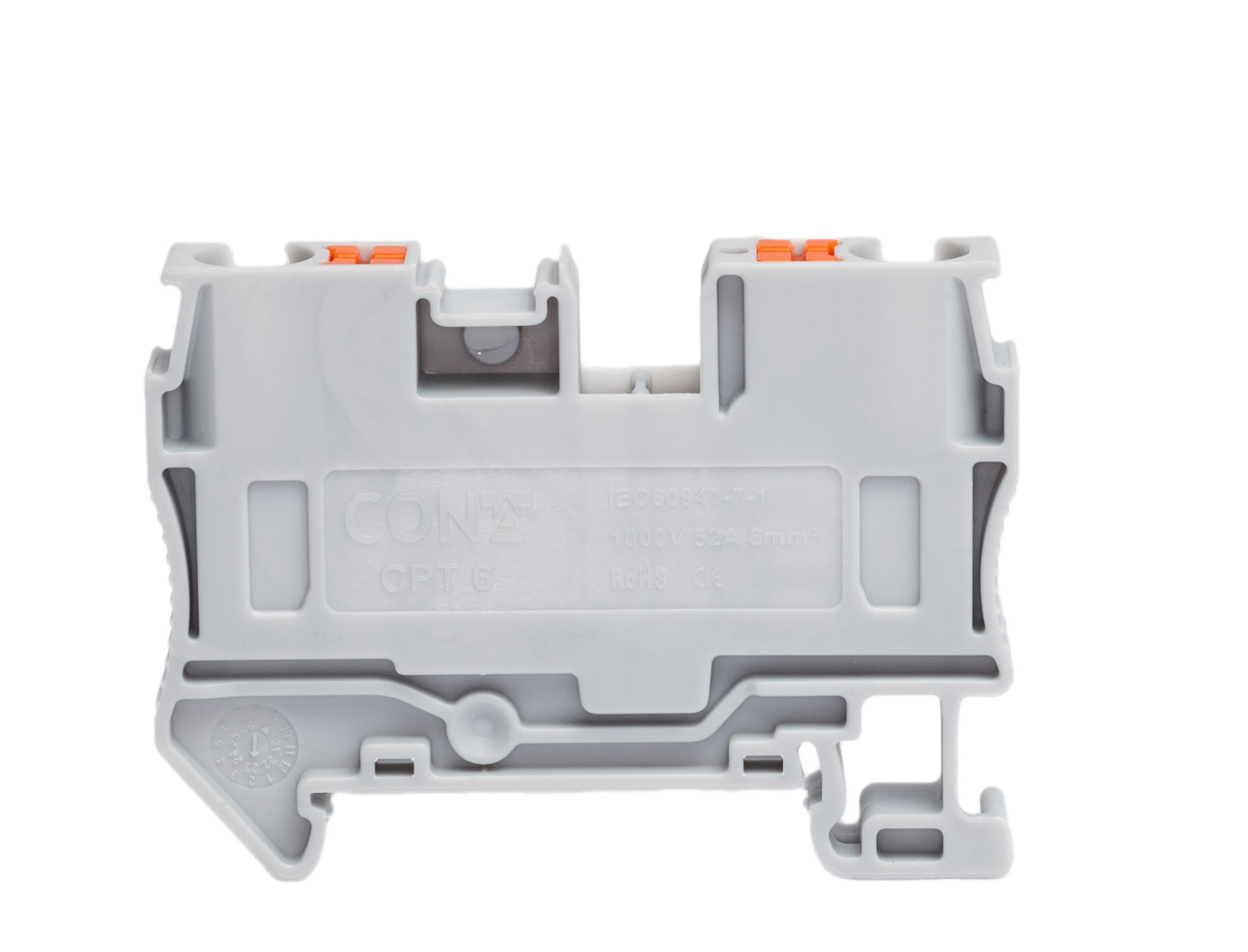 Изображение товара CPT 6 GRAY, КЛЕММА ПРОХОДНАЯ, 6 КВ.ММ, PUSH-IN CONTA