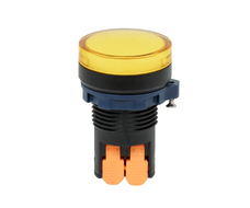 Изображение товара TA22SA1Z1-P/CY220V/PC, СВЕТОВОЙ ИНДИКАТОР, ЖЕЛТЫЙ РАССЕИВАТЕЛЬ 220V DC, ПЛАСТИК, 22 ММ CONTA