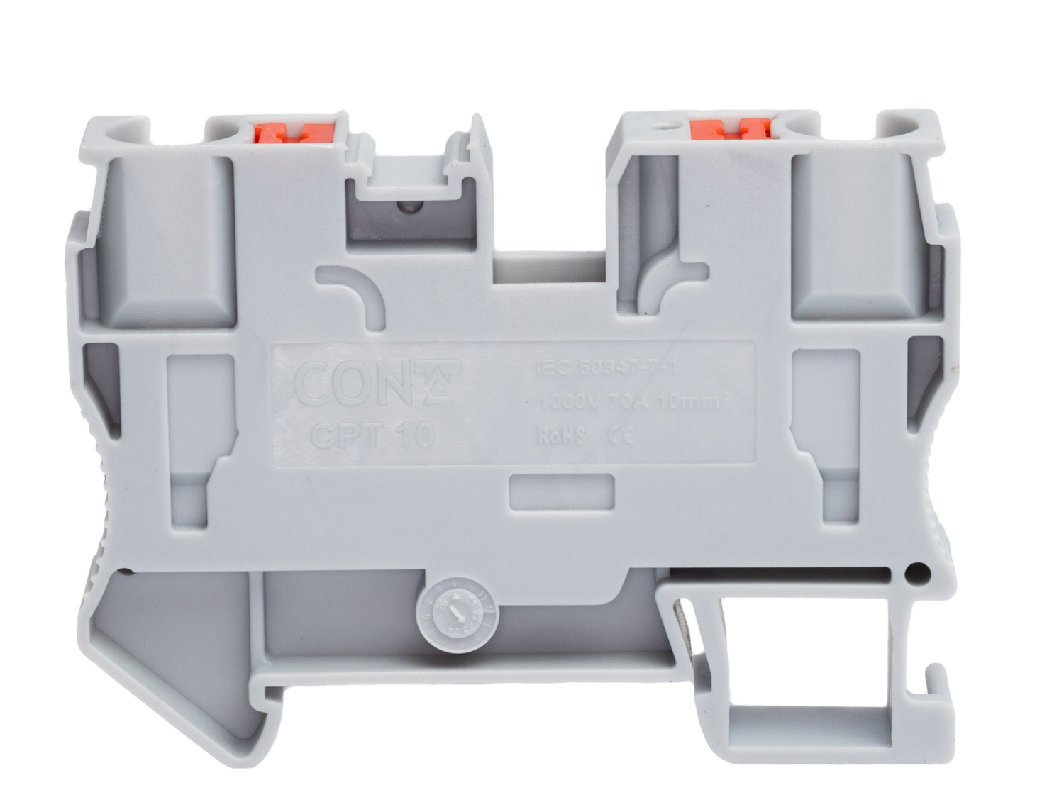 Изображение товара CPT 10 GRAY, КЛЕММА ПРОХОДНАЯ, 10 КВ.ММ, PUSH-IN CONTA