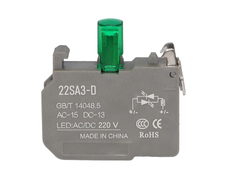 Превью товара TA22SA3-D/G230V, МОДУЛЬ ПОДСВЕТКИ ЗЕЛЕНЫЙ 230 LED CONTA №1