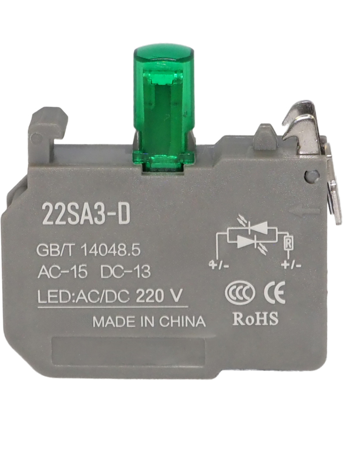 Изображение товара TA22SA3-D/G230V, МОДУЛЬ ПОДСВЕТКИ ЗЕЛЕНЫЙ 230 LED CONTA