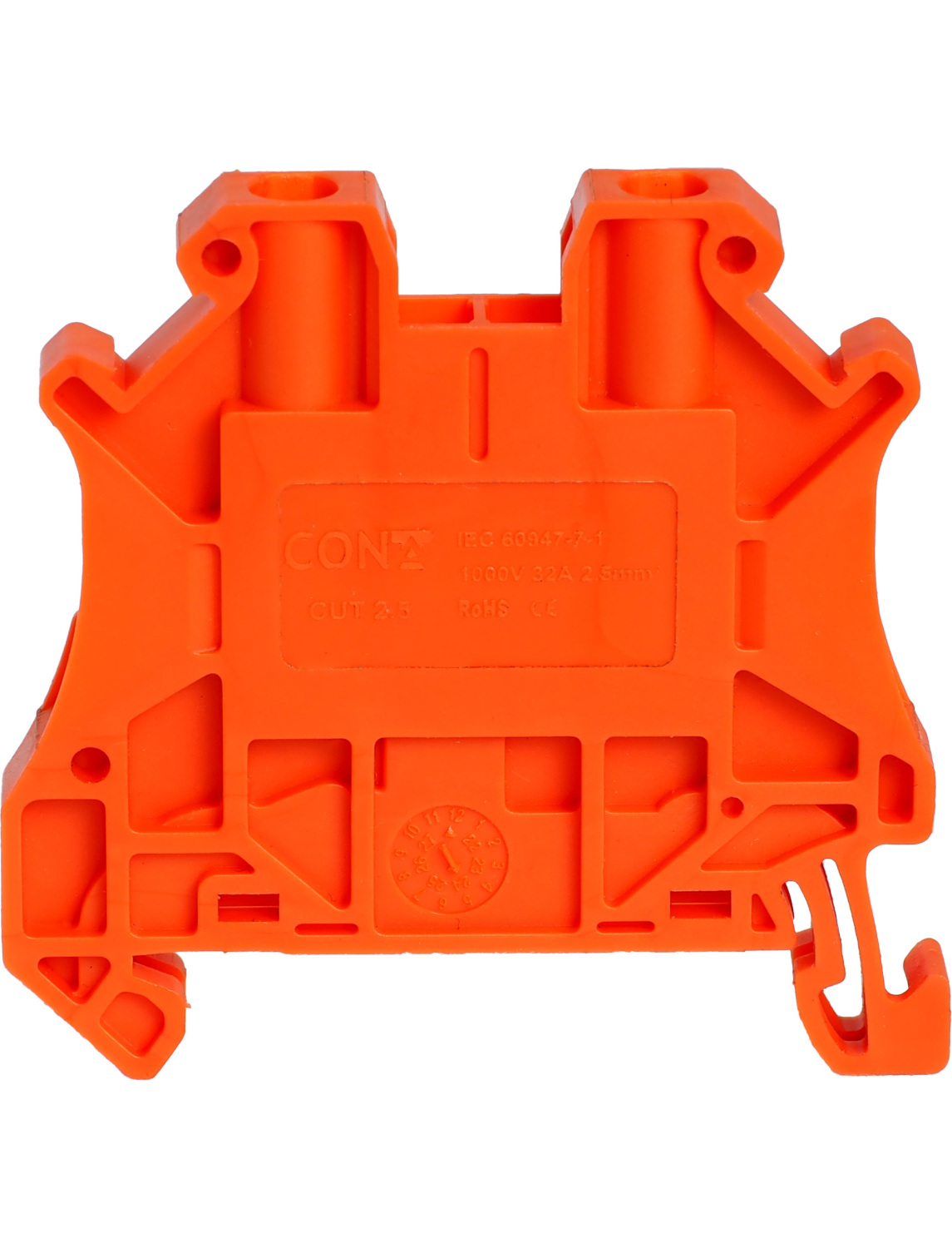 Изображение товара CUT 2.5 ORANGE, ПРОХОДНАЯ КЛЕММА ВИНТОВАЯ CONTA