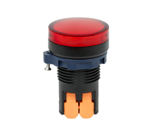 Изображение товара TA22SA1Z1-P/CR9-24V/PC, СВЕТОВОЙ ИНДИКАТОР, КРАСНЫЙ РАССЕИВАТЕЛЬ 24V DC, ПЛАСТИК, 22 ММ CONTA