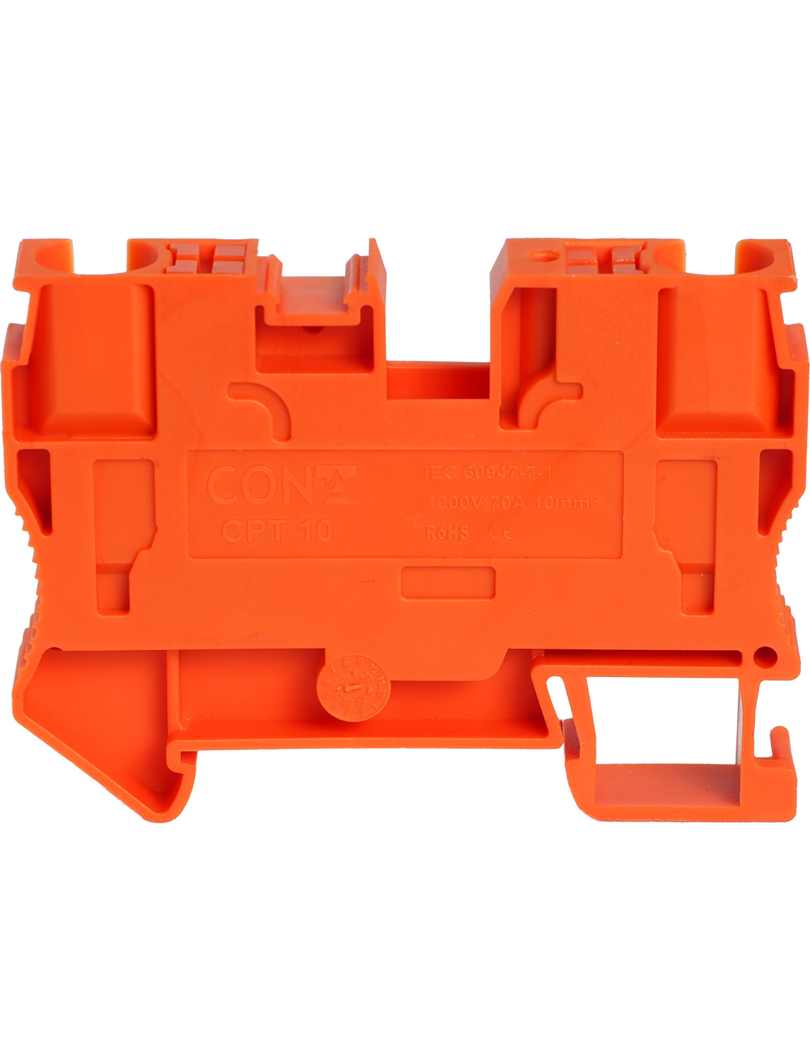 Изображение товара CPT 10 ORANGE, КЛЕММА ПРОХОДНАЯ 10 КВ.ММ, PUSH-IN CONTA