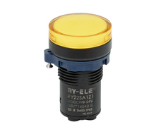 Превью товара TA22SA1Z1-P/CY9-24V/PC, СВЕТОВОЙ ИНДИКАТОР, ЖЕЛТЫЙ РАССЕИВАТЕЛЬ 24V DC, ПЛАСТИК, 22 ММ CONTA №5